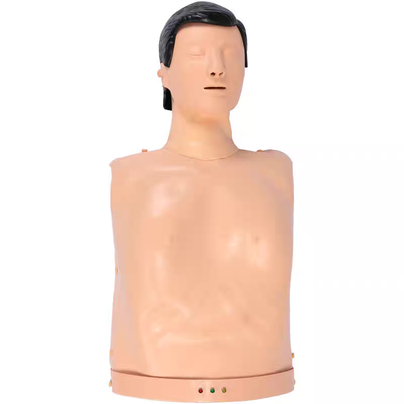 Electronic cardiopulmonary resuscitation simulator