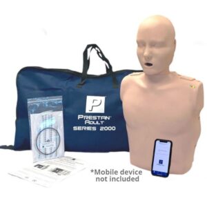 Prestan Professional Series Adult CPR Manikin with Bluetooth Connection Led Indicator