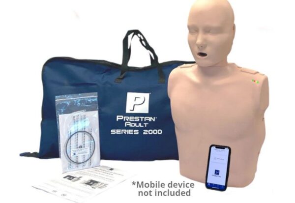 Prestan Professional Series Adult CPR Manikin with Bluetooth Connection Led Indicator