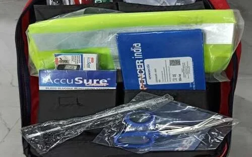 Spencer Emergency Blue Bag with Content
